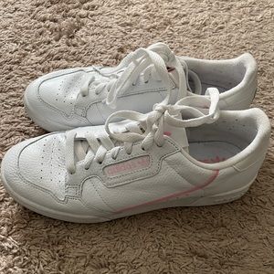 adidas Originals Continental 80 W White/True Pink Leather Women’s 7.5